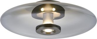Paul Neuhaus Plafoniera Ellisse Fum&eacute; Grigia &Oslash;45 Led 17,5w Neuhaus