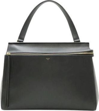 Celine Pre-owned Vintage Handbag - Dames - Vintage Handtas - Zwart - ONE Size - Leer - Vintage