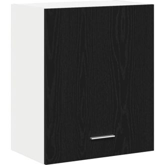 vidaXL Mueble colgante con estante Roble negro 50 x 31 x 60 cm Vidaxl