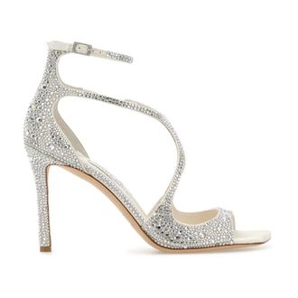 Jimmy Choo London High Heel Sandals, female, White, Size: 10 US Azia 95