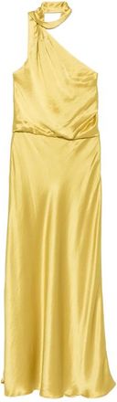 Staud Estelle One-shoulder Draped Maxi Dress