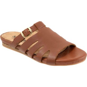 Softwalk Carolina Slide Sandal in Luggage at Nordstrom, Size 10.5