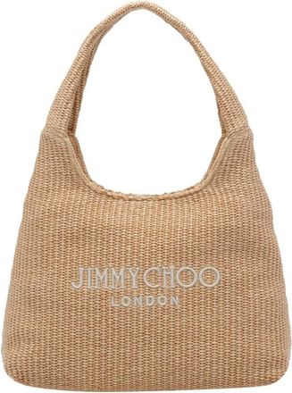 Jimmy Choo London Medium Beach Diamond Hobo Bag