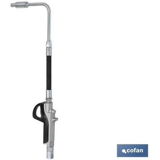 cofan Pistola Lubricante 90&deg; Con Contador Digital, Pistola Lubricante De 90&deg; De Gran Precisi&oacute;n Para El Control Del Flujo De Lubricante. Dispone De Una Mangu