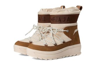 Pajar Galaxy Suede Womens Cold Weather Boots Chalk/Chestnut : 10 M, Suede/Synthetic