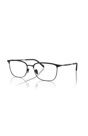 Giorgio Armani 57mm Rectangle optical glasses in Black at Nordstrom