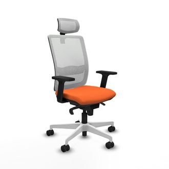 Piqueras y Crespo Silla Piqueras Y Crespo Haches Blanco Malla C&oacute;moda