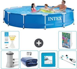Intex Piscina Con Estructura Redonda - 366x76 Cm - 7-piezas S319