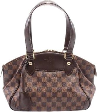Louis Vuitton Pre-owned Handbags, female, Brown, Size: ONE SIZE Pre-owned Canvas Handbag