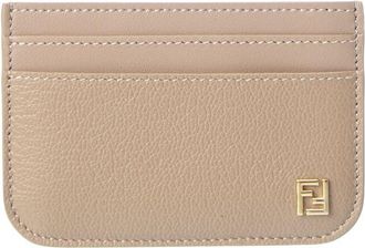 Fendi Fendi Ff Leather Card Case
