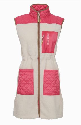 The Jogg Concept Womens So Fresh Long Vest In Azalea Pink