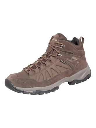 Meindl Wanderschuh MEINDL Meindl Nebraska Mid GORE-TEX, Herren, Gr. 41,5, Normalschaft, braun, Nubukleder, Schuhe Wanderschuh, GORE-TEX - Winddicht, wasserdi