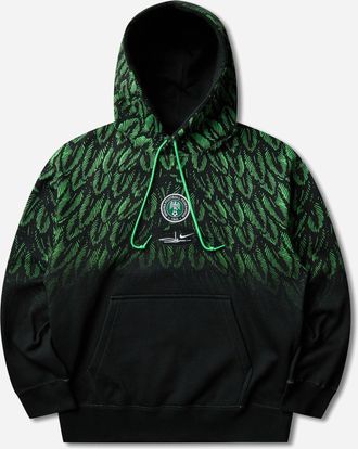 Nike Nigeria x Slawn Fleece Hoodie Black / Poison Green