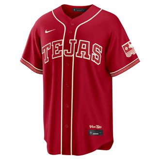 Nike Brandon Nimmo Texas Rangers City Connect Nike Mens MLB Stadium Jersey in Red | RE260H0JTE9-TWP
