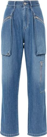 Isabel Marant Juliette straight-leg jeans - women - Cotton/Cotton/Polyester - 40 - Blue