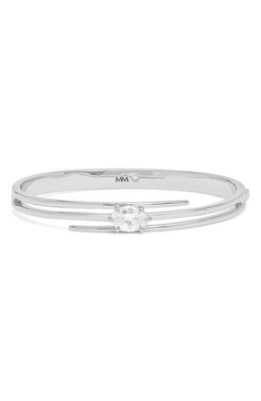 Melinda Maria Shes on Point Lasso Cuff in Silver-White at Nordstrom, Size Medium