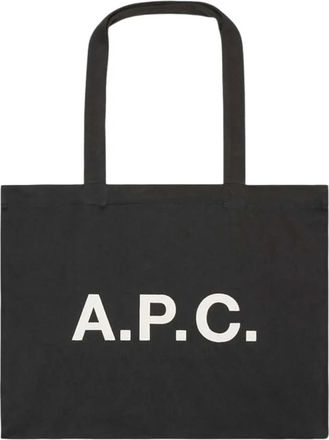 A.P.C. Shopping Diane Bag - unisex - A.P.C. - Shopping Bags - Black - ONE SIZE - Bags
