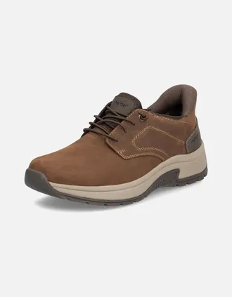 Rieker Mens Rieker Ready To Go mens Slip on Shoe 11050-22 - Brown - Size: 12