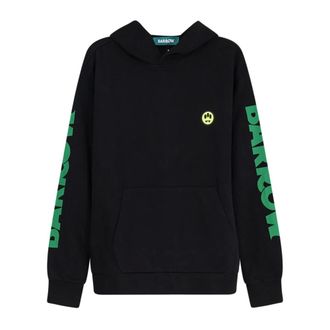 Barrow Hoodies, male, Black, Size: XS Hooded Sweatshirt