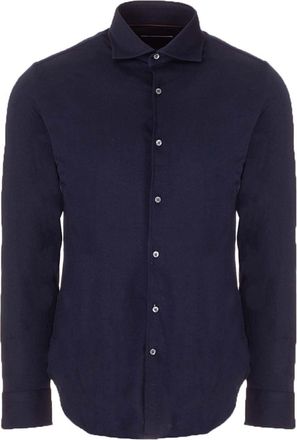 Loro Piana Pure silk shirt in blue