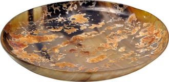 Be Home Horn Side Speckled Plate in Brown at Nordstrom
