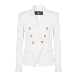 Balmain Mujer, Chaquetas, Blanco, Talla: 4XS