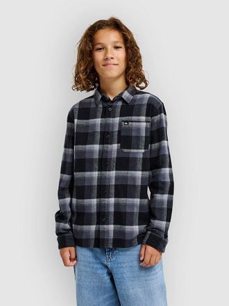 Quiksilver Motherfly Plaid Kids Hemd schwarz