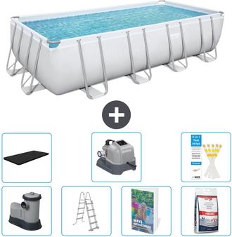 Bestway Piscina Bestway Power Steel Rectangular - 549x274x122 Cm - 8-piezas S649
