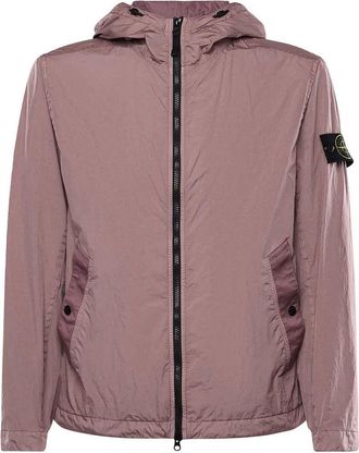 Stone Island Nylon Rep Jacket With Logo