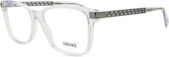 Versace Demo Square Mens Eyeglasses VE3340U 148 57