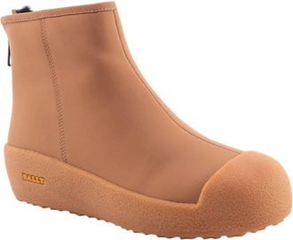 Bally Womens Bernina Leather Boots In Camel