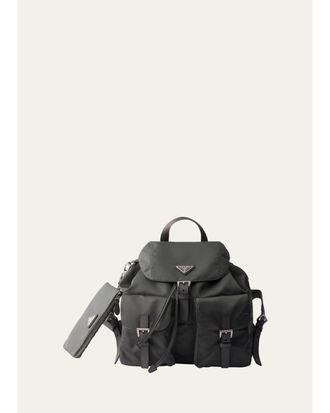 Prada Re-Nylon & Saffiano Leather Backpack
