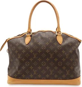 Louis Vuitton Brown Monogram Monogram Handbag Shoulder Bag Tote Bag (Pre-Owned)
