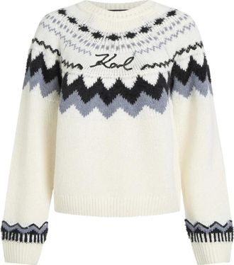 Karl Lagerfeld Alpine Knit - - Knitwear - Donna - Multicolore - XS