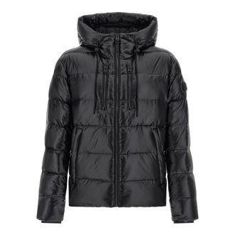 Mackage Jassen, Heren, Zwart, XS, Leer, Victor-R Down Jacket