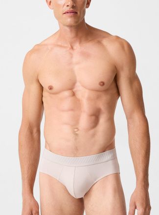 Le 31 Mens Neutral-hued stretch brief TENCEL TM modal organic cotton