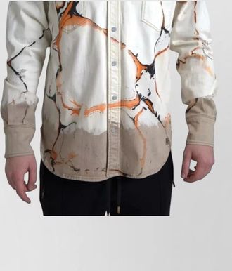 Dolce & Gabbana cotton printed shirt jacket