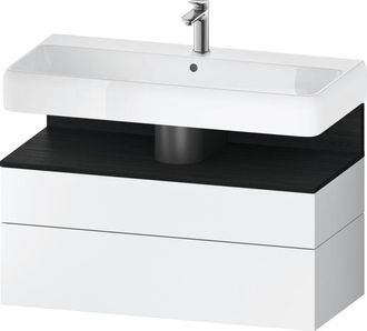 Duravit Duravit - Qatego Mueble Bajo Lavabo, 1 Extra&iacute;ble Y 1 Caj&oacute;n