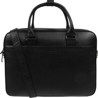 Tiger Of Sweden Laptoptasche aus Leder in Black, Größe 1