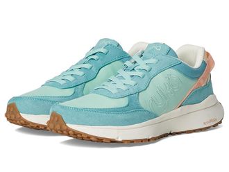 Ryk&auml; Jog On Slip On Sneaker Womens Shoes Nile Blue Faux Leather : 12 B - Medium, Lace/Rubber/Textile