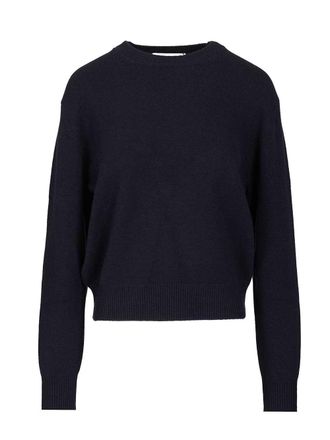 Dunst Wool And Cashmere Sweater Knitwear Blu-Donna