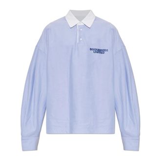 Dsquared2 Heren, Tops, Blauw, Maat: XL Katoen