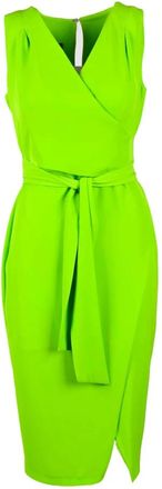 Access Fashion Access Fashion, Kleedjes, Dames, Groen, L, Polyester, Midi Jurk