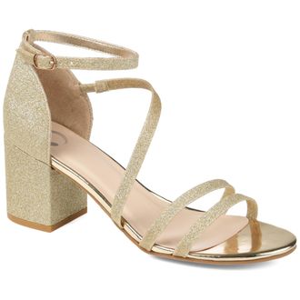 Journee Collection Women & apos;s Bella Medium and Wide Width Evening Dress Sandals