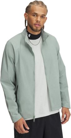 Under Armour Mens Full Zip Sweatshirt in Green - Size X-Large