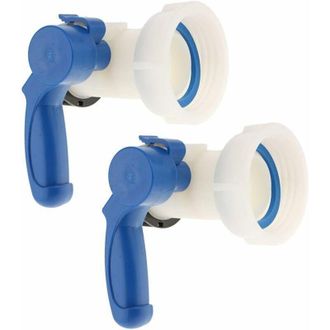 OEM La Tapa Pp-absperrklappe Con Adaptador Mutter De 62 Mm Permite Una F&aacute;cil Instalaci&oacute;n De Dep&oacute;sitos Ibc De 1000 Litros (2 Unidades). - Crezuo