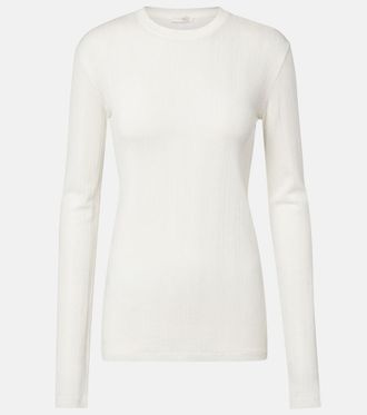The Row Dantea cotton jersey top