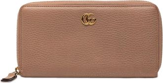 Gucci Pre-owned Gucci GG Marmont Calfskin Zip Around Wallet Ladies 4NBTSAO6OY2N2W68