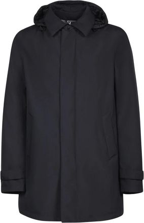 Herno Laminar Coat - Heren - Parka Jassen - Zwart - 4XL - Polyester - Jassen