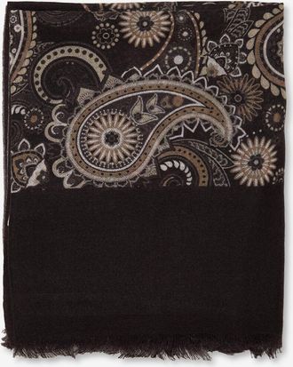 19 Andrea's 47 Rechteckiger Schal mit Fantasiemuster Ethnos